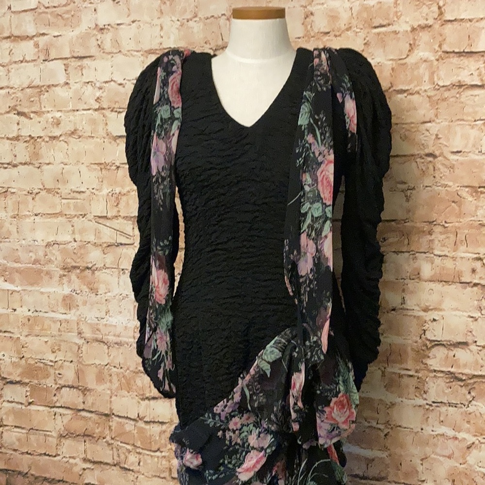 Vintage Lorrie Kabala Victorian BoHo dress